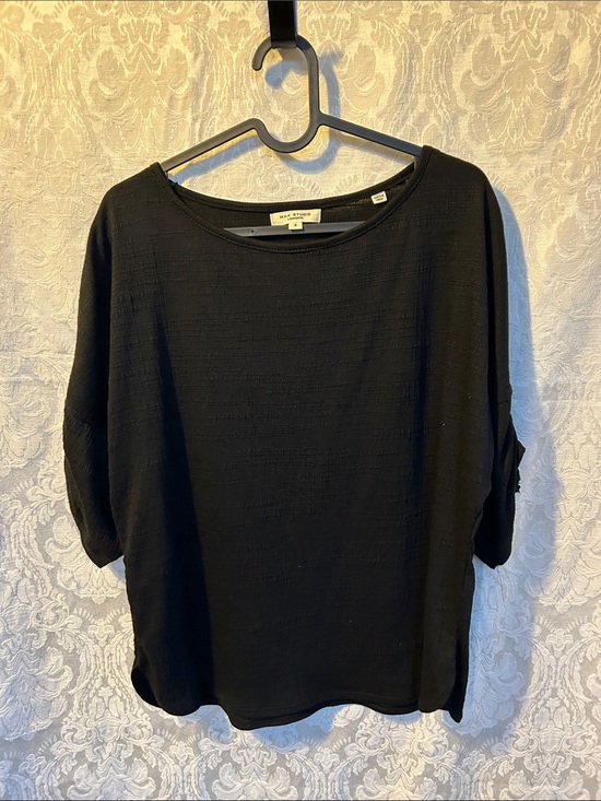 Max Studio Tops - Max Studio Relaxed Short-Sleeve Size S